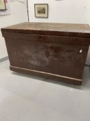 19th cent. Mahogany fully fitted tool box and contents. The interior contains a number of inlaid