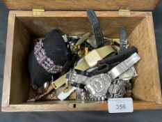 Watches: Gents and ladies twenty one to include Seiko and Sekonda, plus six watch heads and a hand