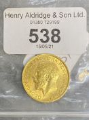 GB Gold Sovereign George V 1912. 8g.