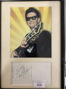 Autographs/Music: Roy Orbison signed postcard.