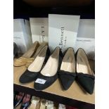 Fashion/Designer Shoes & Boots: L. K. Bennett black suede court shoe, boxed with dust jacket, size