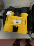 Optical Instruments: Binoculars, Olympus DPS I 7x35 in bag, plus a pair of Clubman Watersport