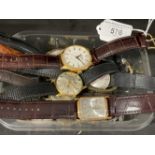 Watches: Eleven gentleman's watches, one Raymond Weil, one Roamer, one Gradus, one Certina, one