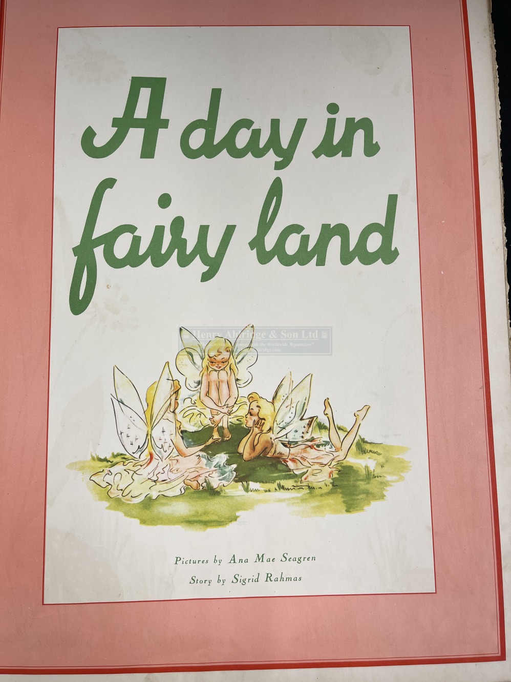 Books: Early 20th cent. Illustrated children's book entitled 'A day In Fairyland', pictures by Ann - Image 2 of 2