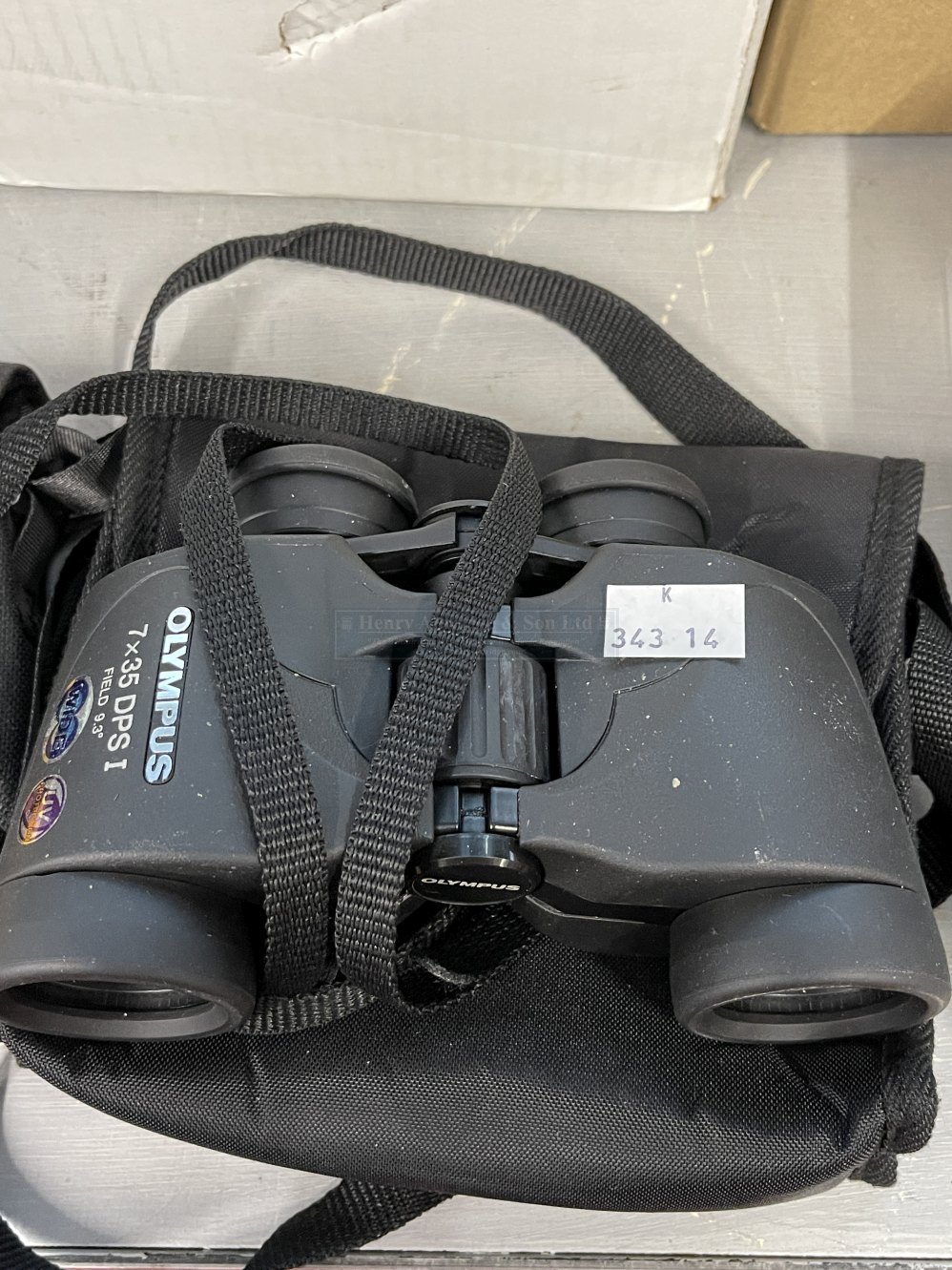 Optical Instruments: Binoculars, Olympus DPS I 7x35 in bag, plus a pair of Clubman Watersport - Image 2 of 2