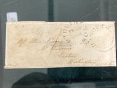 Ephemera/Charlotte Brontë (1816-1855): A rare envelope written by Miss Brontë to her best friend and