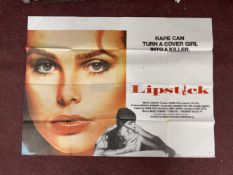 Film Memorabilia/Movie Posters/GB Quad Posters: 1980s Paul Raymonds Erotica and Lipstick, both