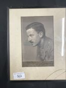 WWI/Militaria: Original photograph of WWI officer, killed in France, by acclaimed 20th cent. society