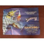 Film Memorabilia/Movie Posters/GB Quad Posters: Superman III, The Last Flight of Noah's Ark, Against