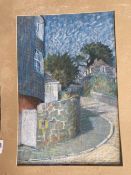 Alec Wiles (1924-2020): Cornish School pastel studies of a Cornish street scene.