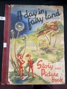 Books: Early 20th cent. Illustrated children's book entitled 'A day In Fairyland', pictures by Ann