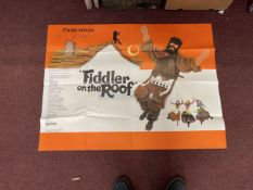 Film Memorabilia/Movie Posters/GB Quad Posters: Fiddler on the Roof, The Thief of Baghdad, Local