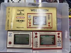 Toys: Nintendo Mickey Mouse Game and watch in original packaging, Nintendo Game and watch