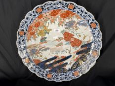 19th cent. Japanese Imari charger A/F. 18ins.