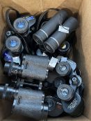 Optical Instruments: Binoculars without cases including Lizars Clyde 8x30, Super Zenith 6x30,