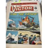 Comics: Victor, 104 issues, from issue 186 12th September 1964 to issue 290 10th September 1966,