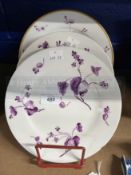 Robert David Muspratt-Knight Collection: English Porcelain Worcester Flight Barr Barr plates