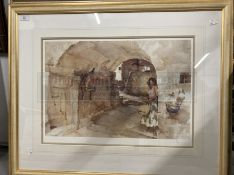 Limited Edition Prints: Sir William Russell Flint (1880-1969). 111/500. Blind WRF Stamp, framed