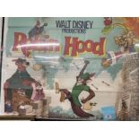 Film Memorabilia/Movie Posters/GB Quad Posters: Disney's Robin Hood 1973 animated version,