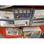 Stamps & First Day Covers: Two albums containing approx. 80 mint stamp presentation packs with