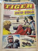 Comics: Tiger 110 issues dating from 24th April 1977 - 30th June 1973. Featuring Roy of the