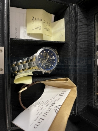 Watches: Zenith yellow metal quartz watch, Accurist Chronograph and Krug Baumen Sports