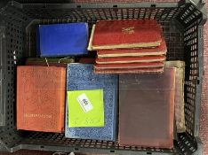 Antiquarian Books: 19th cent. Collection of pocket books including two volumes of Poems of Robert
