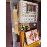 Games & Pastimes: Collection of board games including 1950s Monopoly, Keyword, Scoop, Pegit, Cluedo,