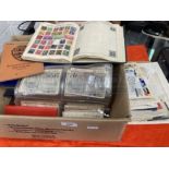 Stamps/Postal History: 19th and 20th cent. Collection of mainly GB used stamps including two 18th