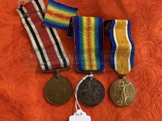 Medals: WWI pair awarded to Archibald Jordan 268892 S.P.R. P.A.F. Royal Engineers, and a Special