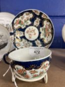 Robert David Muspratt-Knight Collection: Worcester First Period Dr. Wall cup and saucer, blue