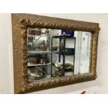 Late 19th cent. Gilt mirror. 29ins. x 39ins.