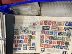 Stamps & First Day Covers: Collection of 19th and early 20th cent. Japanese stamps attached to card,