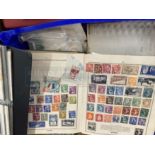 Stamps & First Day Covers: Collection of 19th and early 20th cent. Japanese stamps attached to card,