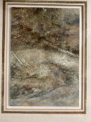 M. Relton: 20th cent. Watercolour 'Landscape', signed lower right, framed and glazed. 6½ins. x 4½