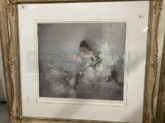 Limited Edition Prints: Sir William Russell Flint (1880-1969). 406/750. Blind WRF Stamp, framed