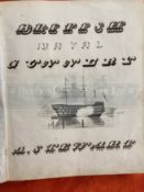 Royal Navy: British Naval Gunnery, a beautifully handwritten journal entitled Instructions for the