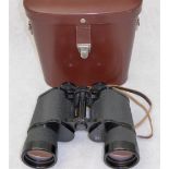 Three pairs of binoculars marked: Carl Zeiss Jena Jenoptem 10x50W (cased), Carl Zeiss 8x30 (A/F