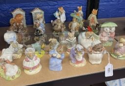 1970-80s Beatrix Potter figurines Royal Albert. (27)