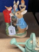 1970-80s Beatrix Potter figurines Border Fine Arts. (4)