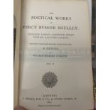 Antiquarian Books: 1870, The Poetical Works of Percy Bysshe Shelley. Revised by William Michael