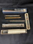 Pens & Pencils: Biro Miles Martin Pens Co. black Bakelite body with original instruction leaflet,