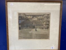 Prints/Lithographs: William Nicholson lithograph, signed and numbered 116, published by the Stafford