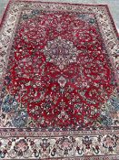 Carpets: 20th cent. Persian wool Hamadan Mahal. Approx. 13ft. x 9ft. 10ins.