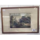 19th cent. English School: Rustic scene. 9ins. x 7ins.