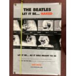 Posters/Pop Music: The Beatles, two posters advertising the release of the album Let It Be-Naked