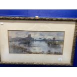 19th/early 20th cent. Italian Onorato Carlandi (1848-1939): Watercolour titled Roma and showing