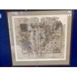 Maps: 17th cent. Orkney and Shetland Islands, Henricus Hondius 15ins. x 19ins. (not including