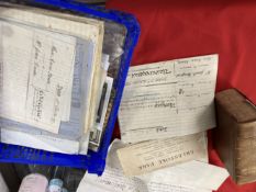 Devizes/Wiltshire Interest: Devizes archive collection of deeds, wills, indentures, and paperwork