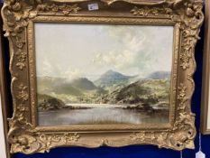 Vernon de Beauvoir Ward (1905-1985) Oil on board Clouds over Snowdon. Signed bottom right, King